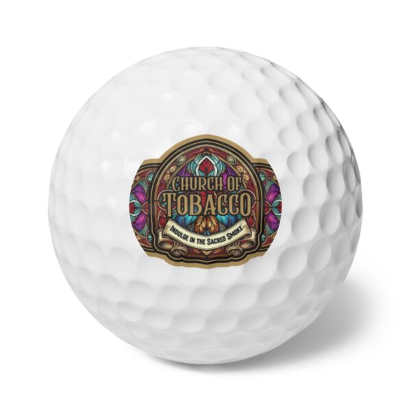 Unique Church of Tobacco Golf Balls - 6-Pack
